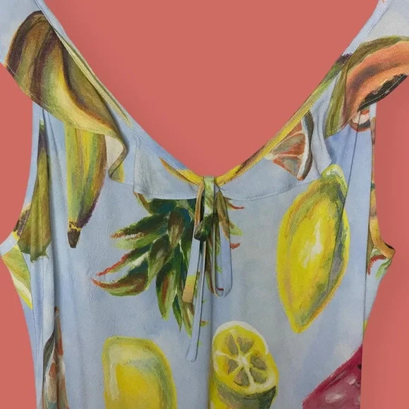 *SOLD*🍍ARITIZIA WILFRED DONNA FRUIT DRESS SZ S SOLD OUT DISCONTINUED - Picture 6 of 10